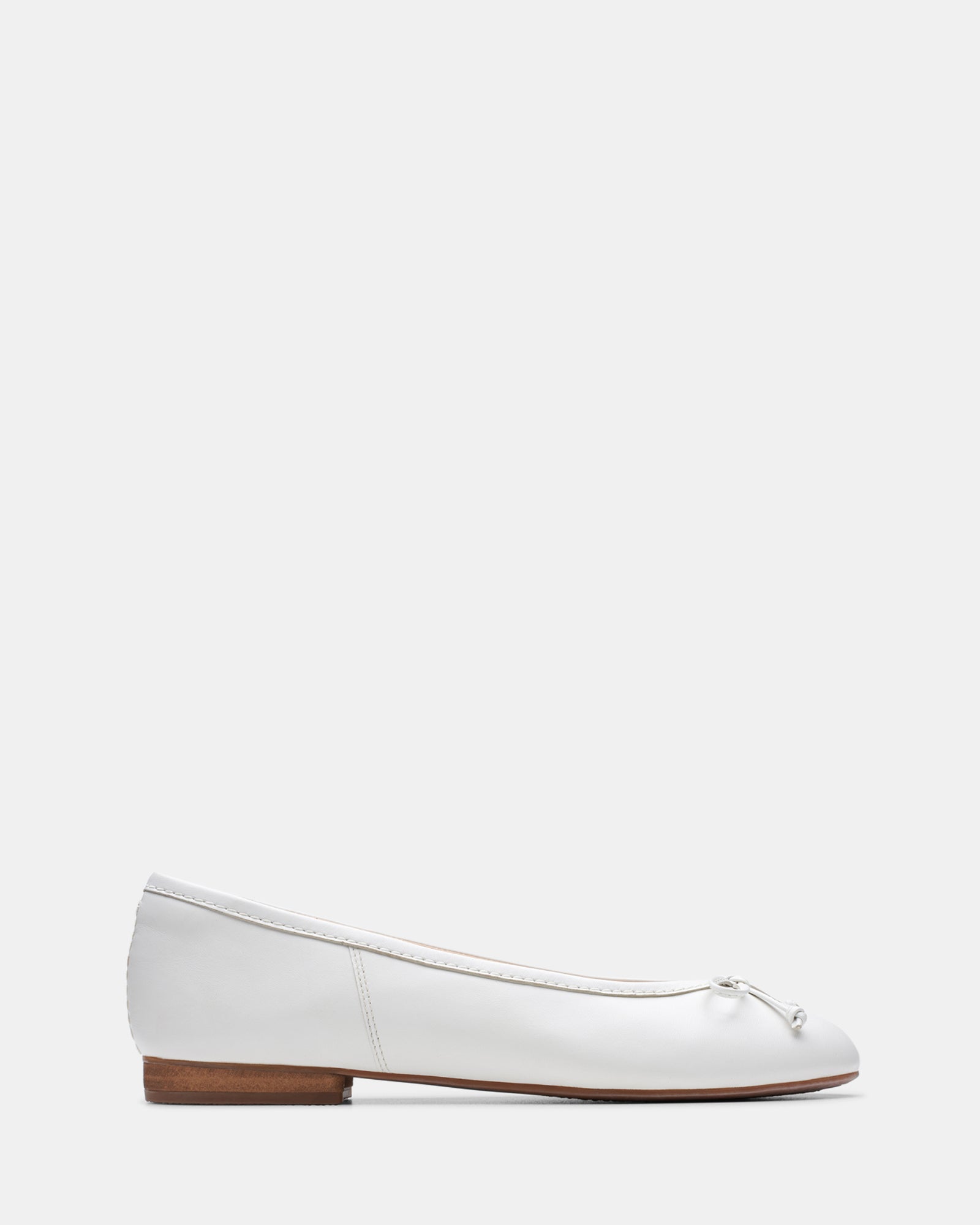 Image of Footwear. Productname: Fawna Lily White Leather in White Leather colour by brand - Clarks