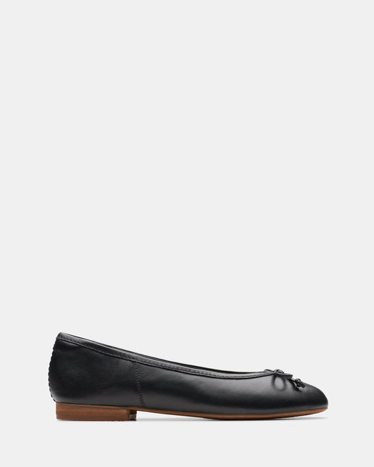 Image of Footwear. Productname: Fawna Lily Black Leather in Black Leather colour by brand - Clarks