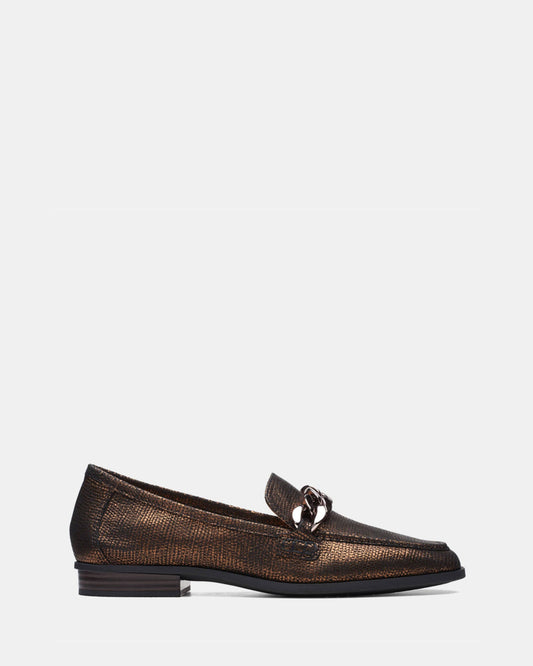 Image of Flats. Productname: Sarafyna Iris Bronze Metallic in Bronze Metallic colour by brand - Clarks