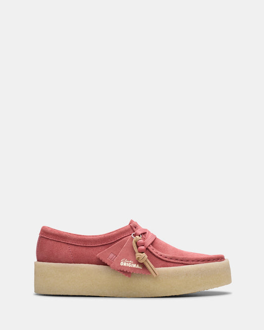 Image of Footwear. Productname: Wallabee Cup. (W) Vintage Pink Sde in Vintage Pink Sde colour by brand - Clarks Originals