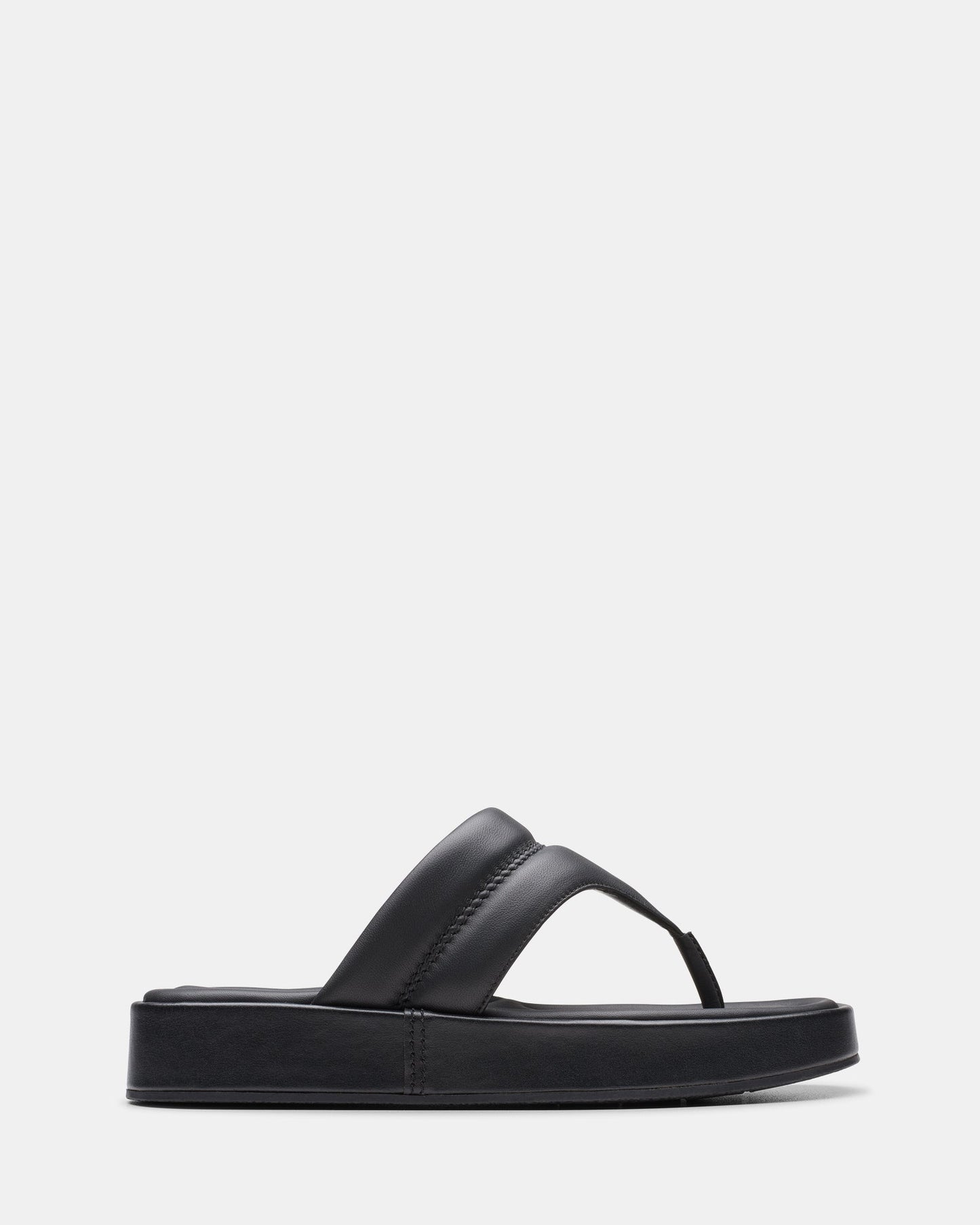 Image of Sandals. Productname: Alda Walk Black Leather in Black Leather colour by brand - Clarks