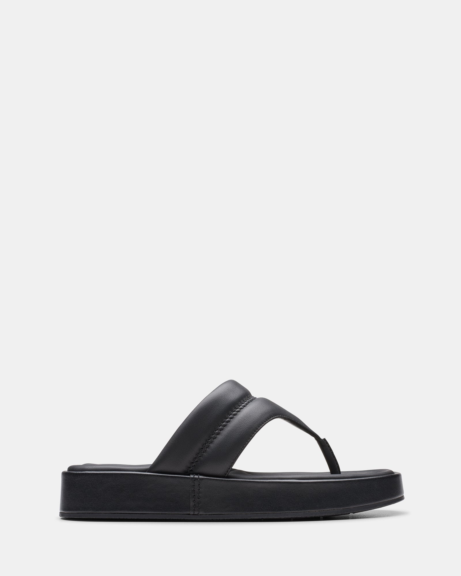 Image of Sandals. Productname: Alda Walk Black Leather in Black Leather colour by brand - Clarks