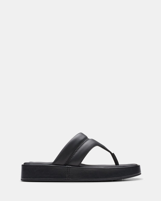 Image of Sandals. Productname: Alda Walk Black Leather in Black Leather colour by brand - Clarks