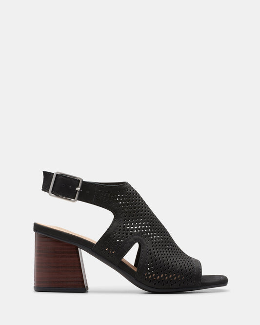 Image of Sandals. Productname: Siara65 Flow Black Leather in Black Leather colour by brand - Clarks
