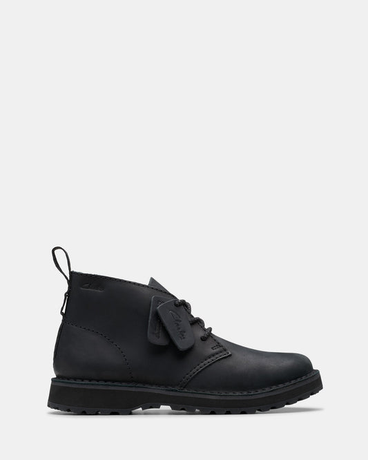 Image of Boots. Productname: Solsbury Db Black Leather in Black Leather colour by brand - Clarks