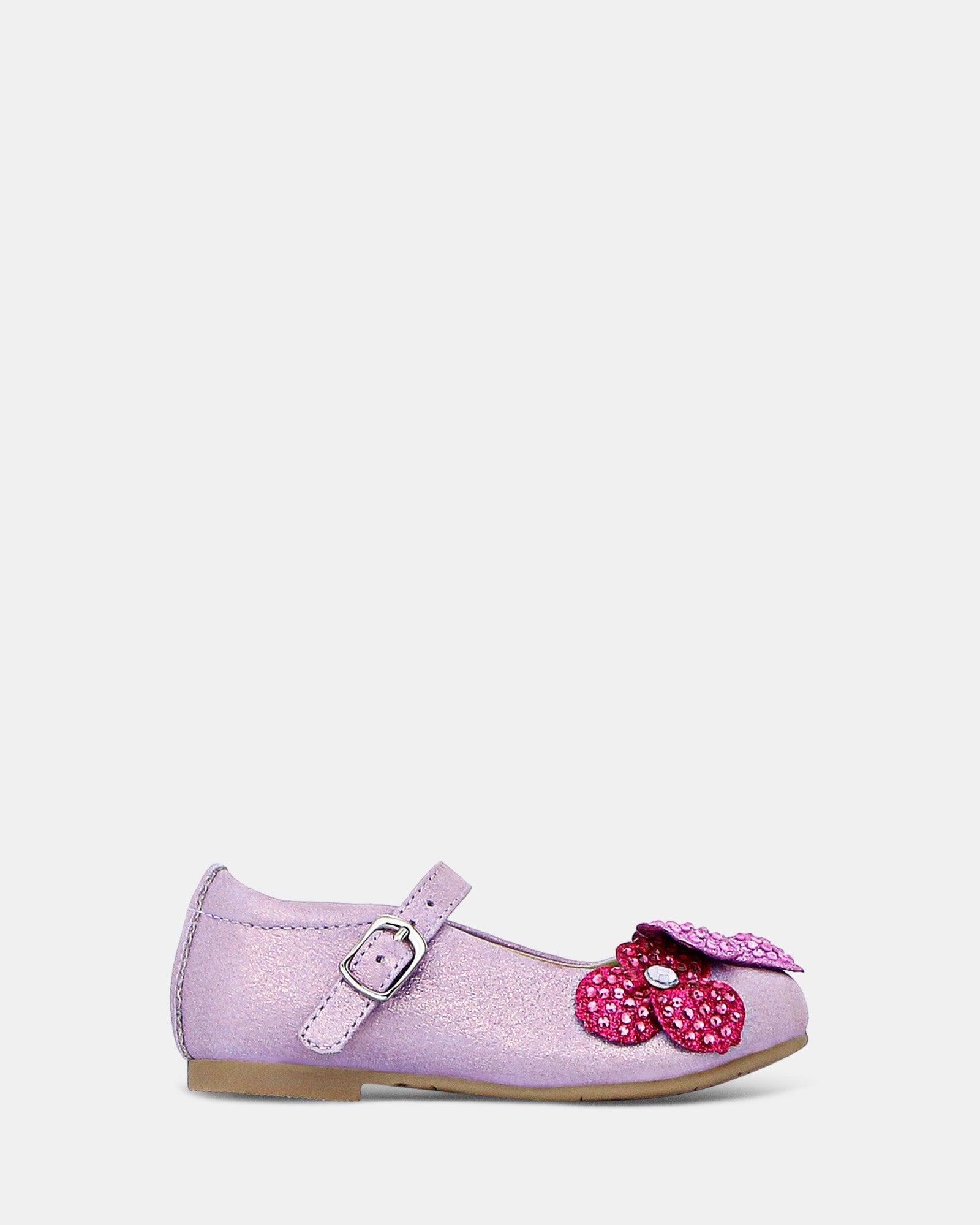 Image of Footwear. Productname: Andrea Junior Lilac/Pink in Lilac, Pink colour by brand - Clarks
