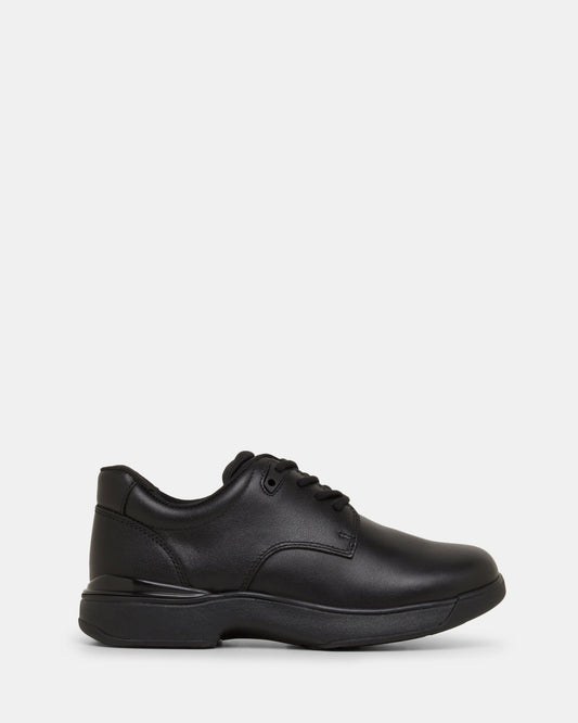Image of Footwear. Productname: Edge Youth Black in Black colour by brand - Clarks