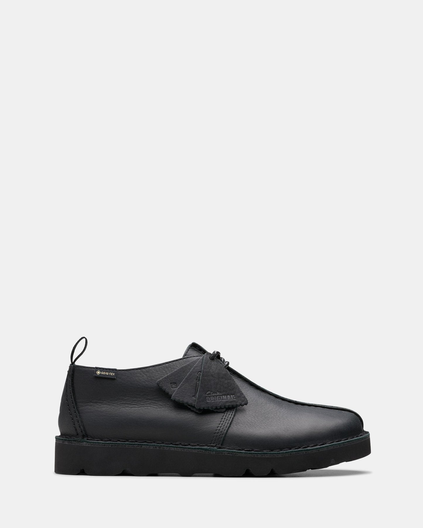 Image of Footwear. Productname: DESERT TREK GORE-TEX (M) Black Leather in Black Leather colour by brand - Clarks Originals