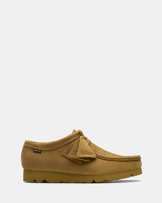 Image of Footwear. Productname: Wallabee Gore-Tex (M) Oakmoss Nubuck in Oakmoss Nubuck colour by brand - Clarks Originals