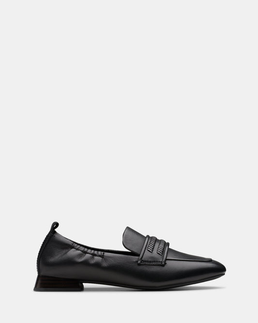 Image of Flats. Productname: Ubree15 Edge Black Leather in Black Leather colour by brand - Clarks