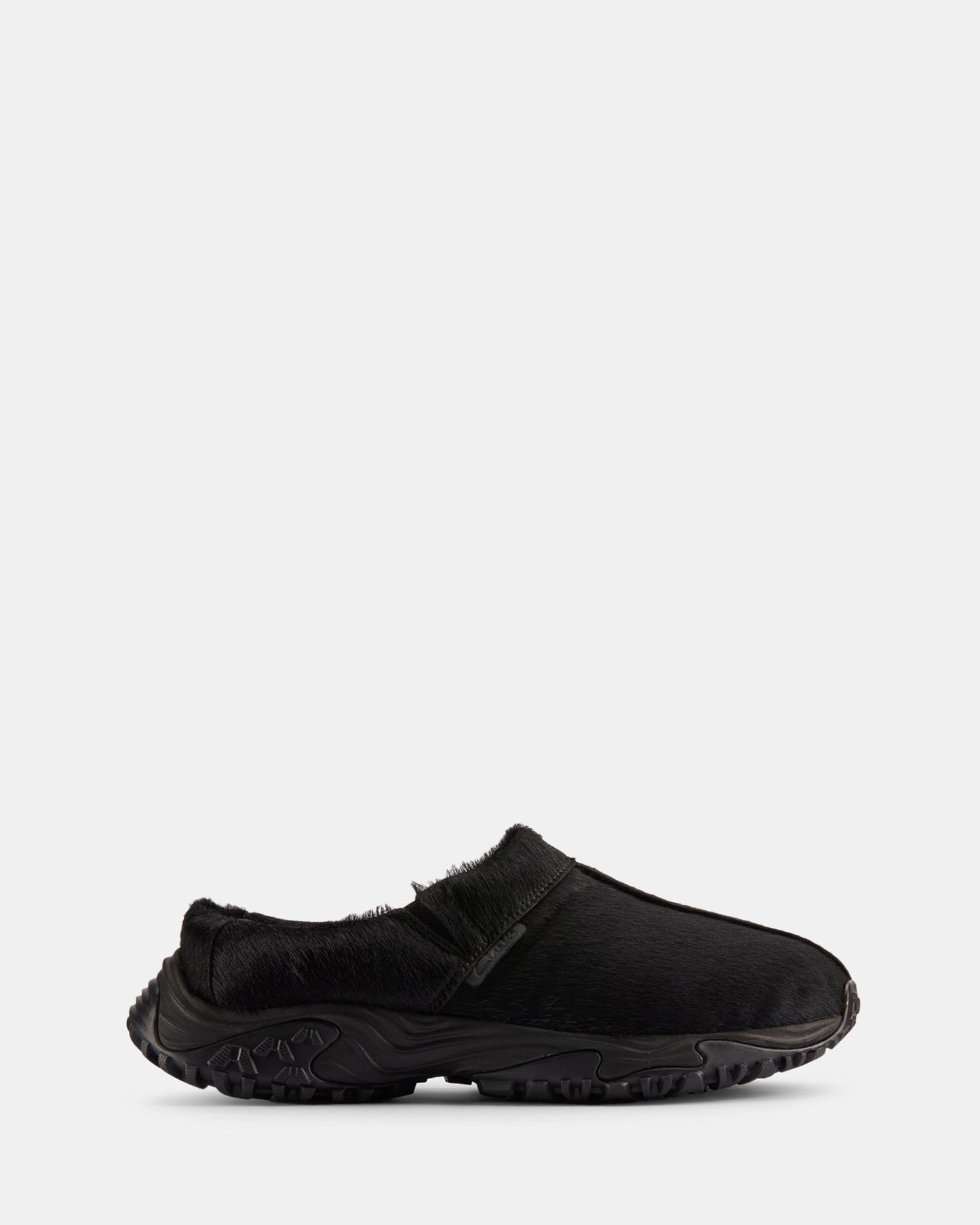 Image of Slippers. Productname: Cur Clog 1 M Black Interest Leather in Black Interest Leather colour by brand - Clarks