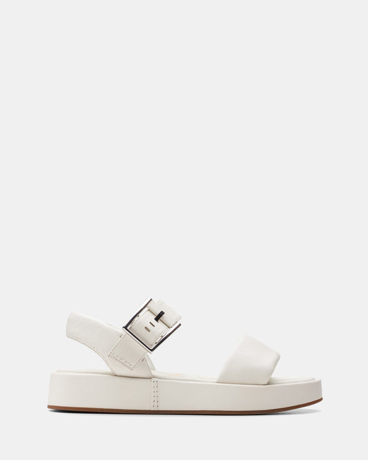 Image of Sandals. Productname: Alda Strap Off White Leather in Off White Leather colour by brand - Clarks