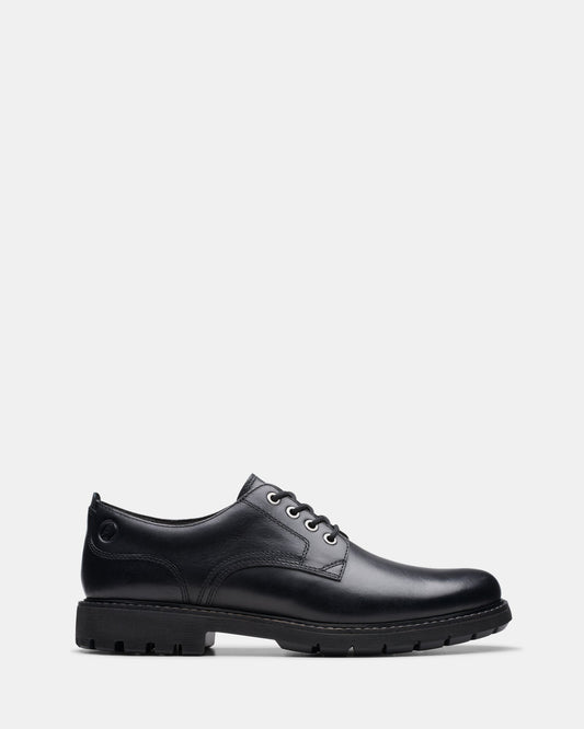 Image of Accessories. Productname: Batcombe Tie Black Leather Ii in Black Leather Ii colour by brand - Clarks
