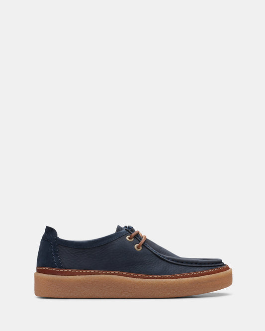 Image of Sneakers. Productname: Clarkwood Moc Navy Nubuck in Navy Nubuck colour by brand - Clarks
