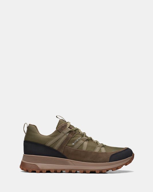 Image of Sneakers. Productname: Atltrekrun Gore-Tex Dark Olive in Dark Olive colour by brand - Clarks