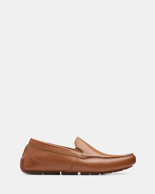 Image of Flats. Productname: Markman Plain Tan Leather in Tan Leather colour by brand - Clarks