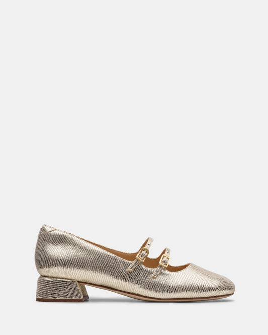 Image of Footwear. Productname: Daiss30 Shine Champagne Int in Champagne Int colour by brand - Clarks