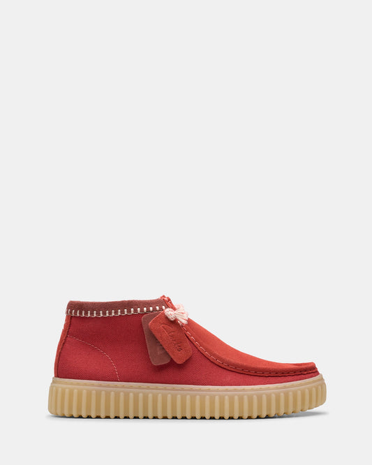 Image of Boots. Productname: Torhill Hi Red Combi in Red Combi colour by brand - Clarks