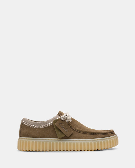 Image of Footwear. Productname: Torhill Lo Dark Olive Combi in Dark Olive Combi colour by brand - Clarks