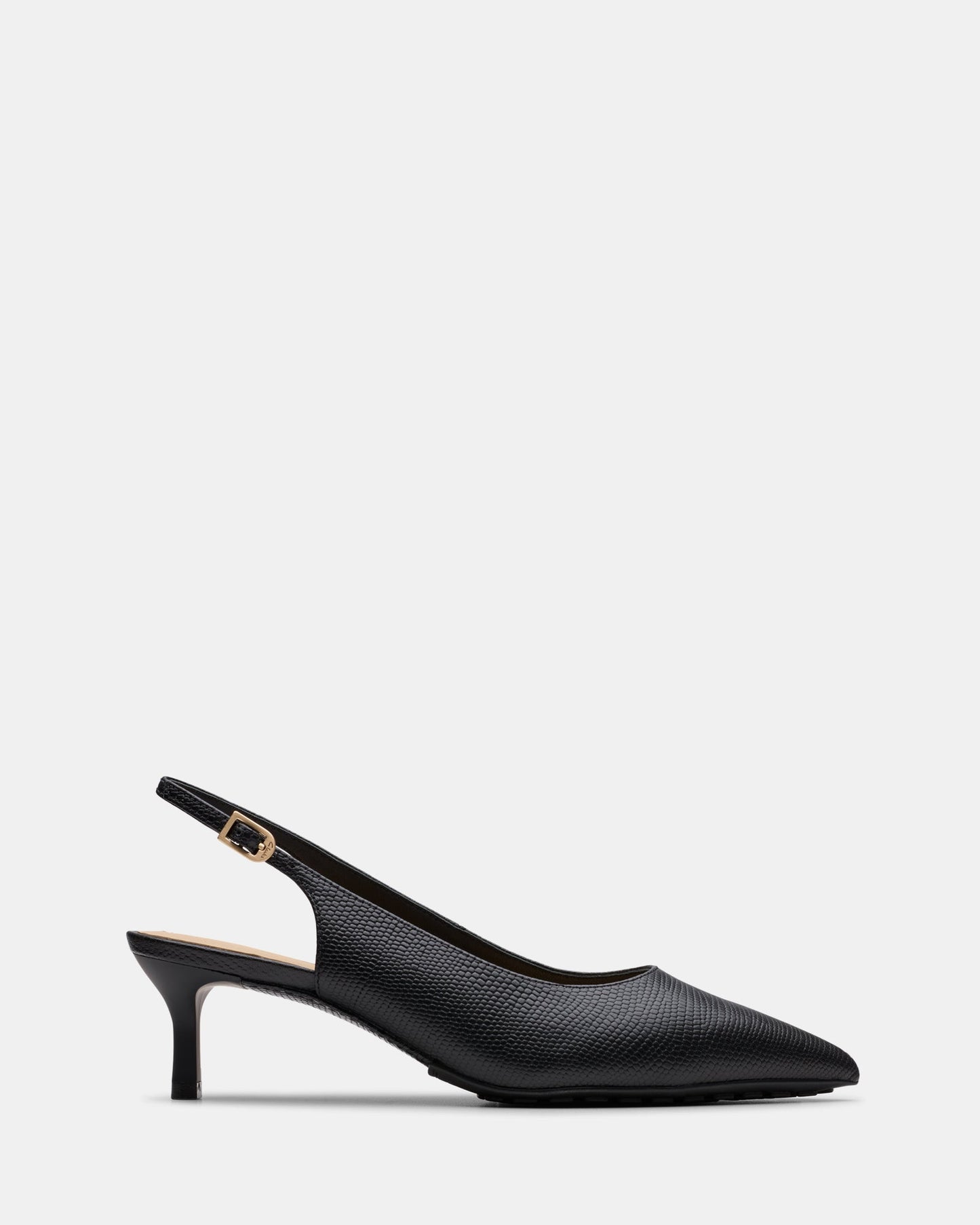 Image of Footwear. Productname: Adela Sling Black Interest in Black Interest colour by brand - Clarks