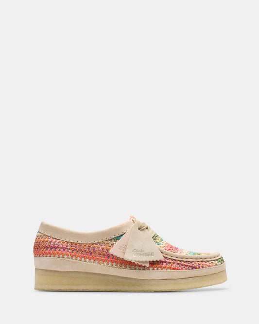 Image of Footwear. Productname: Wallabee. (w) Multi Raffia in Multi Raffia colour by brand - Clarks Originals