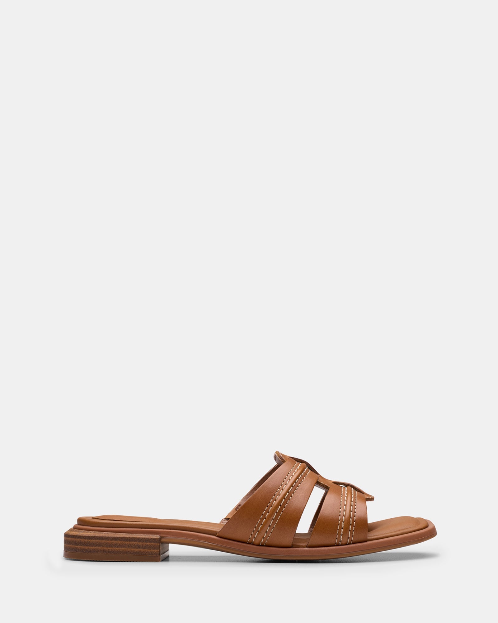 Image of Sandals. Productname: Ariany Mule Tan Leather in Tan Leather colour by brand - Clarks
