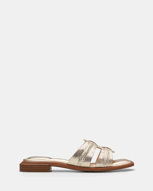 Image of Sandals. Productname: Ariany Mule Champagne Int in Champagne Int colour by brand - Clarks
