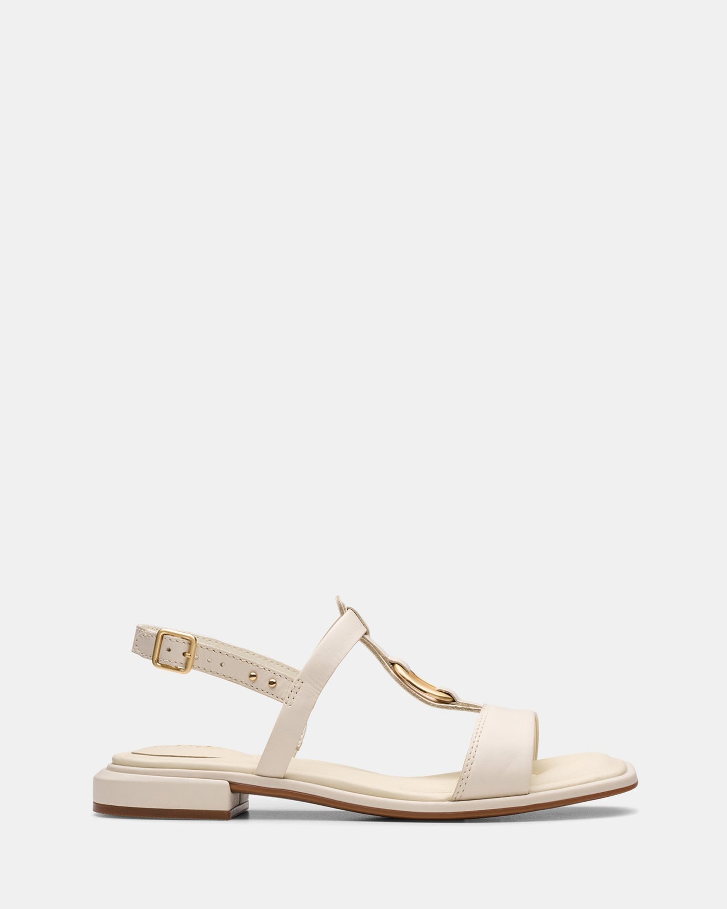 Image of Sandals. Productname: Ariany Sling Cream Leather in Cream Leather colour by brand - Clarks
