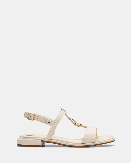 Image of Sandals. Productname: Ariany Sling Cream Leather in Cream Leather colour by brand - Clarks