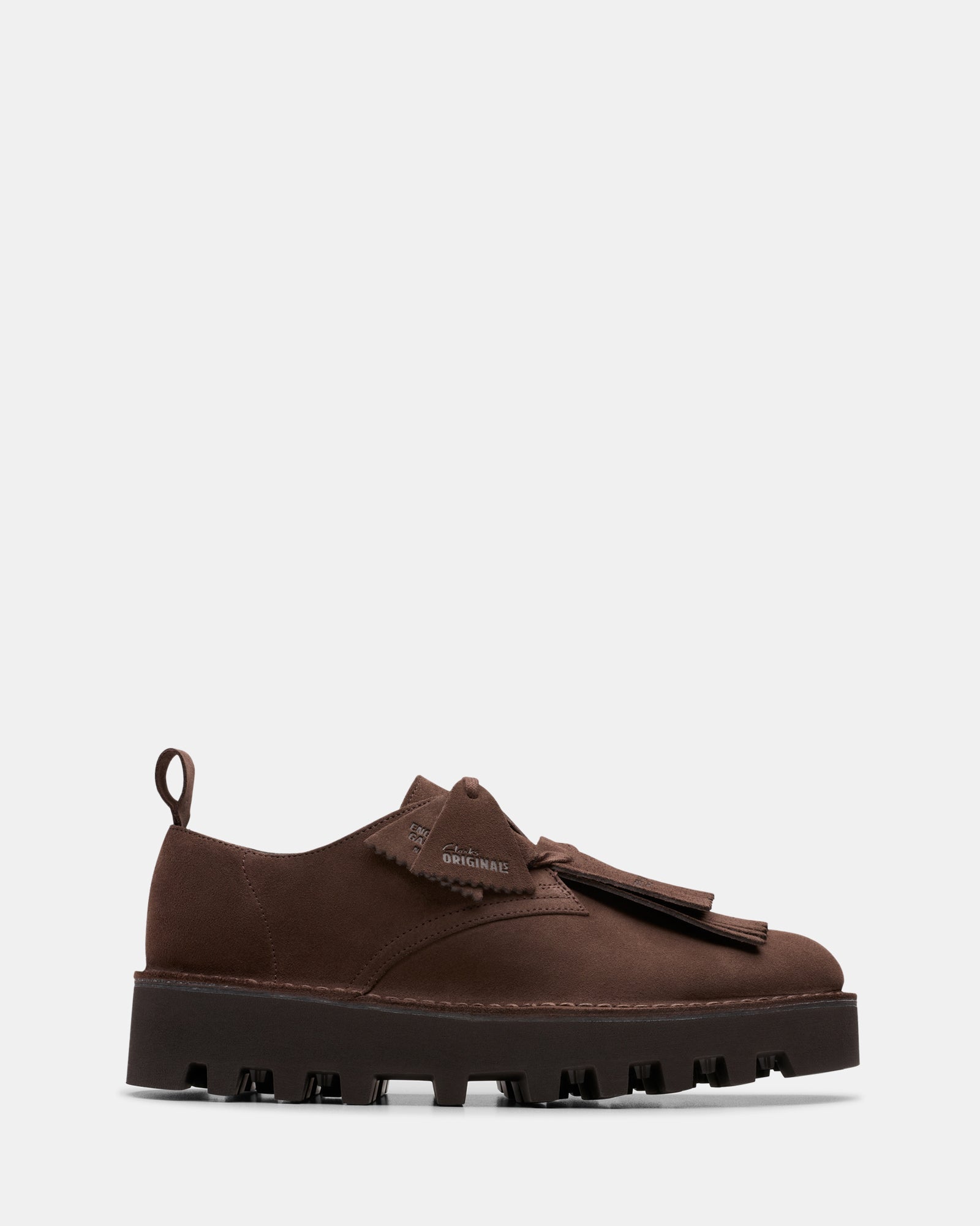 Image of Footwear. Productname: Desert Khan Eg Brown Suede in Brown Suede colour by brand - Clarks Originals