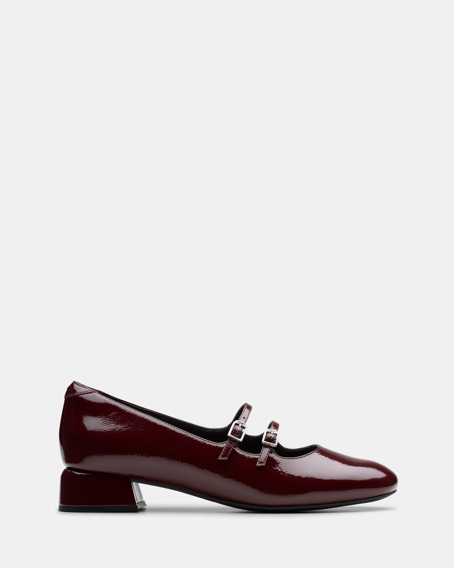 Image of Footwear. Productname: Daiss30 Shine Burgundy Leather in Burgundy Leather colour by brand - Clarks