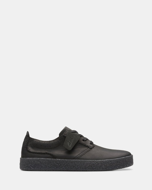 Image of Sneakers. Productname: Streethilllace Black Leather in Black Leather colour by brand - Clarks
