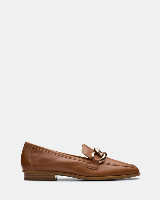 Image of Flats. Productname: Sarafyna Iris Tan Leather in Tan Leather colour by brand - Clarks