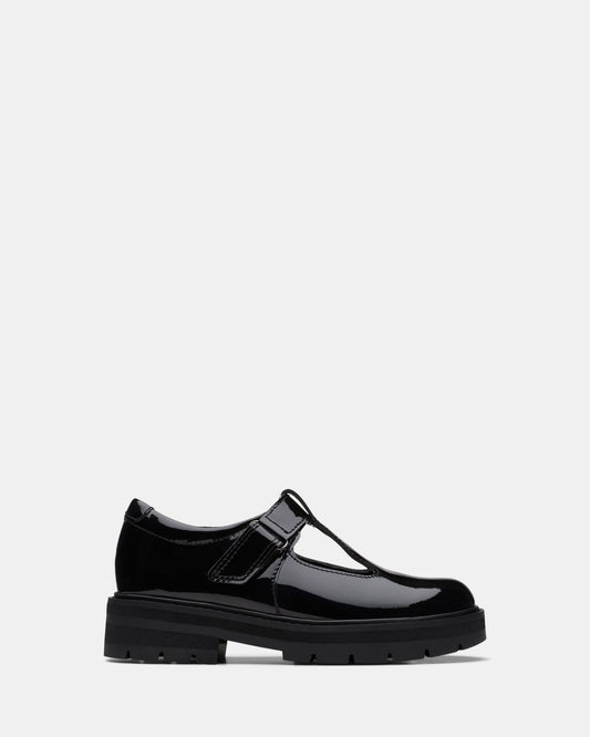 Image of Footwear. Productname: Praguebrill K. Black Patent in Black Patent colour by brand - Clarks