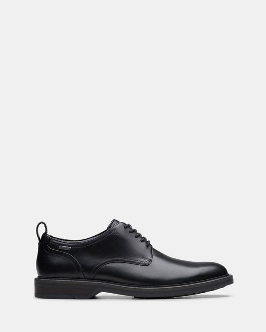 Image of Footwear. Productname: Aldwin Lace Gore-Tex Black Leather in Black Leather colour by brand - Clarks