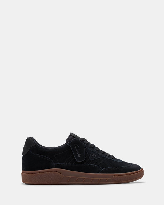 Image of Sneakers. Productname: Craftrally Ace Black Suede in Black Suede colour by brand - Clarks