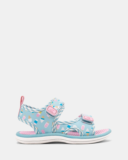 Image of Sandals. Productname: Florence Blue Icecream in Blue Icecream colour by brand - Clarks