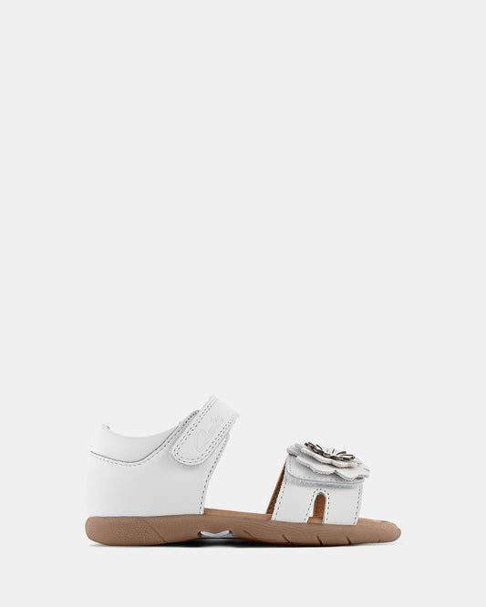 Image of Sandals. Productname: Soleil White in White colour by brand - Clarks