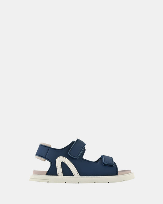 Image of Sandals. Productname: Ned Navy Multi in Navy Multi colour by brand - Clarks
