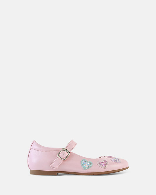Image of Footwear. Productname: Arden Snr Pink in Pink colour by brand - Clarks