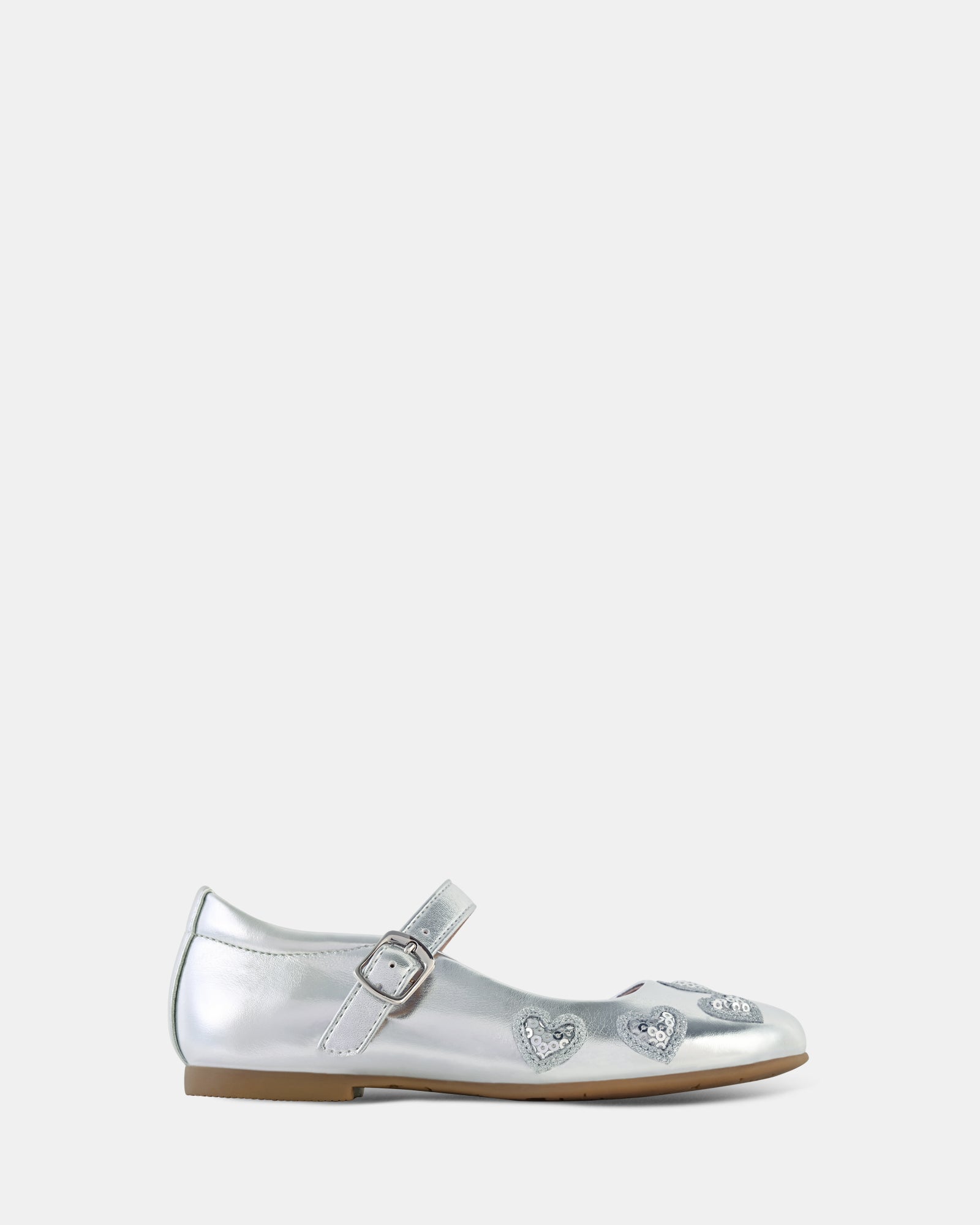 Image of Footwear. Productname: Arden Snr Silver in Silver colour by brand - Clarks