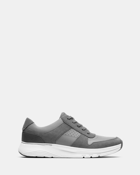 Image of Sneakers. Productname: Motion Trek Go Grey Combi in Grey Combi colour by brand - Clarks