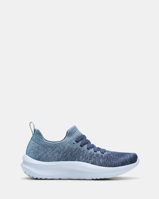 Image of Sneakers. Productname: Solevana Lace Light Blue Combi in Light Blue Combi colour by brand - Clarks