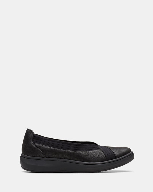 Image of Sneakers. Productname: Brinkleyskyair Black Textile in Black Textile colour by brand - Clarks