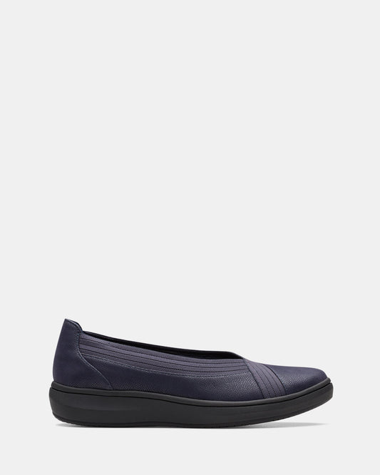 Image of Sneakers. Productname: Brinkleyskyair Navy Textile in Navy Textile colour by brand - Clarks