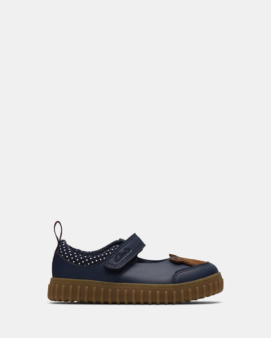Image of Footwear. Productname: Cove Beam T. Navy in Navy colour by brand - Clarks