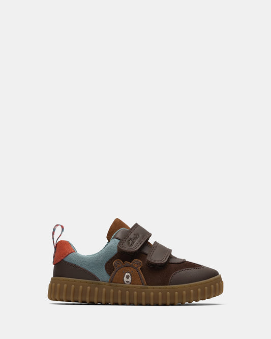 Image of Sneakers. Productname: Cove Den T Chestnut in Chestnut colour by brand - Clarks