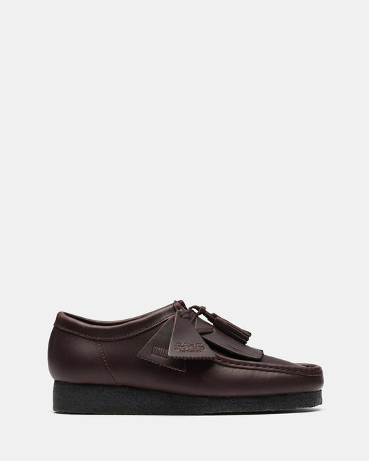 Image of Footwear. Productname: Wallabee (m) Purple Grape Leather in Purple Grape Leather colour by brand - Clarks Originals