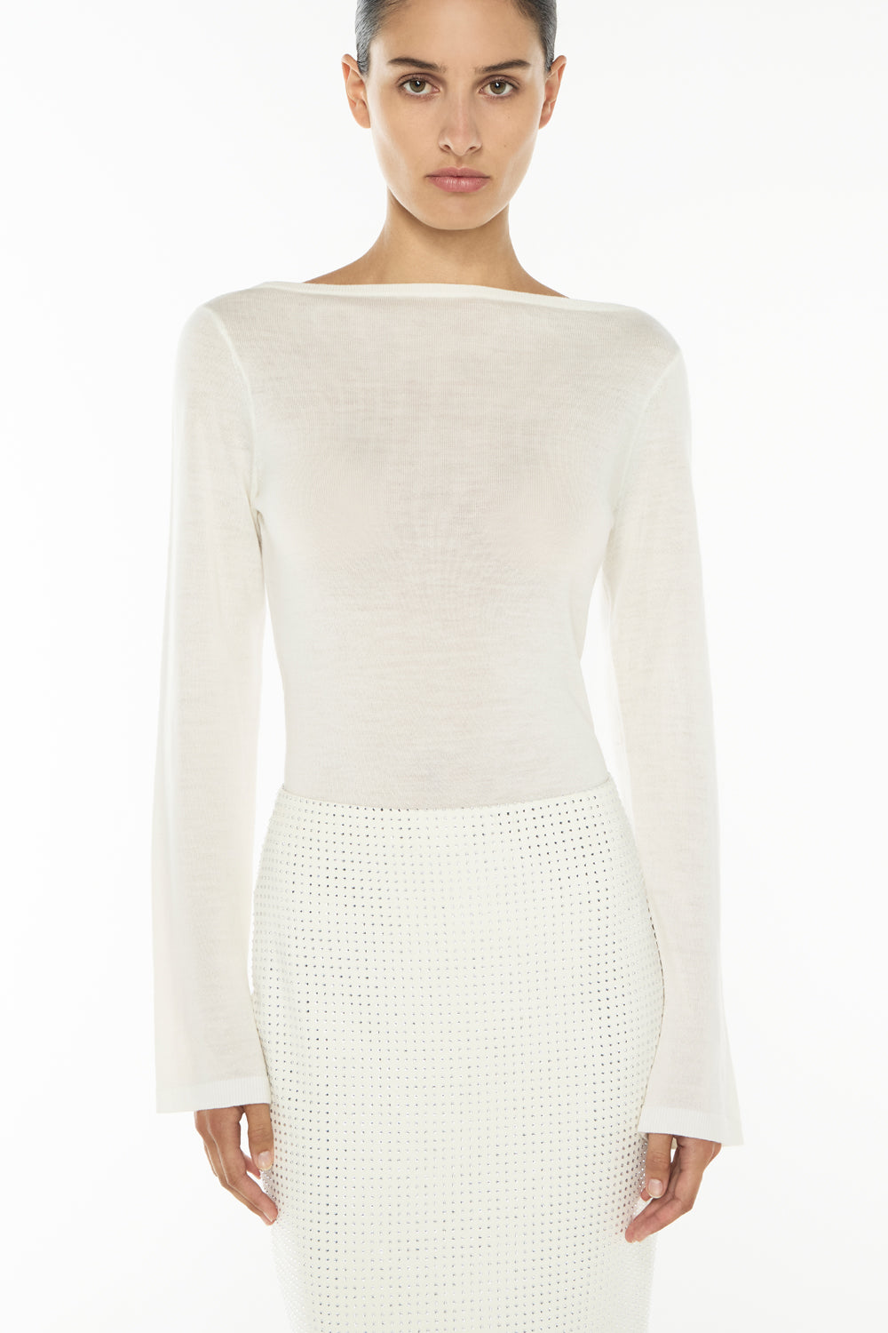 Diamante Brilliante Skirt (White)