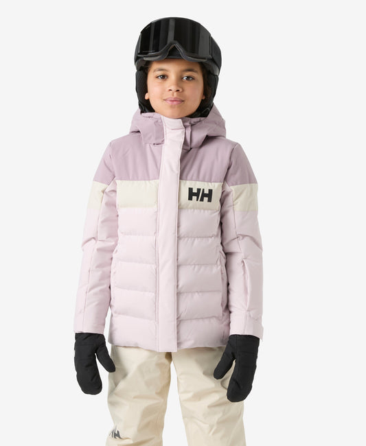 Image of Coats & Jackets. Product name - JR GIRL DIAMOND JACKET, Pinkshake in Pinkshake colour by brand - Helly Hansen